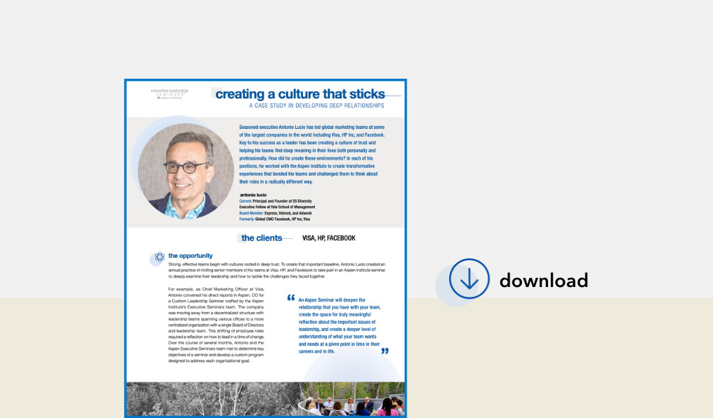 Case Study on Creating a Culture That Sticks