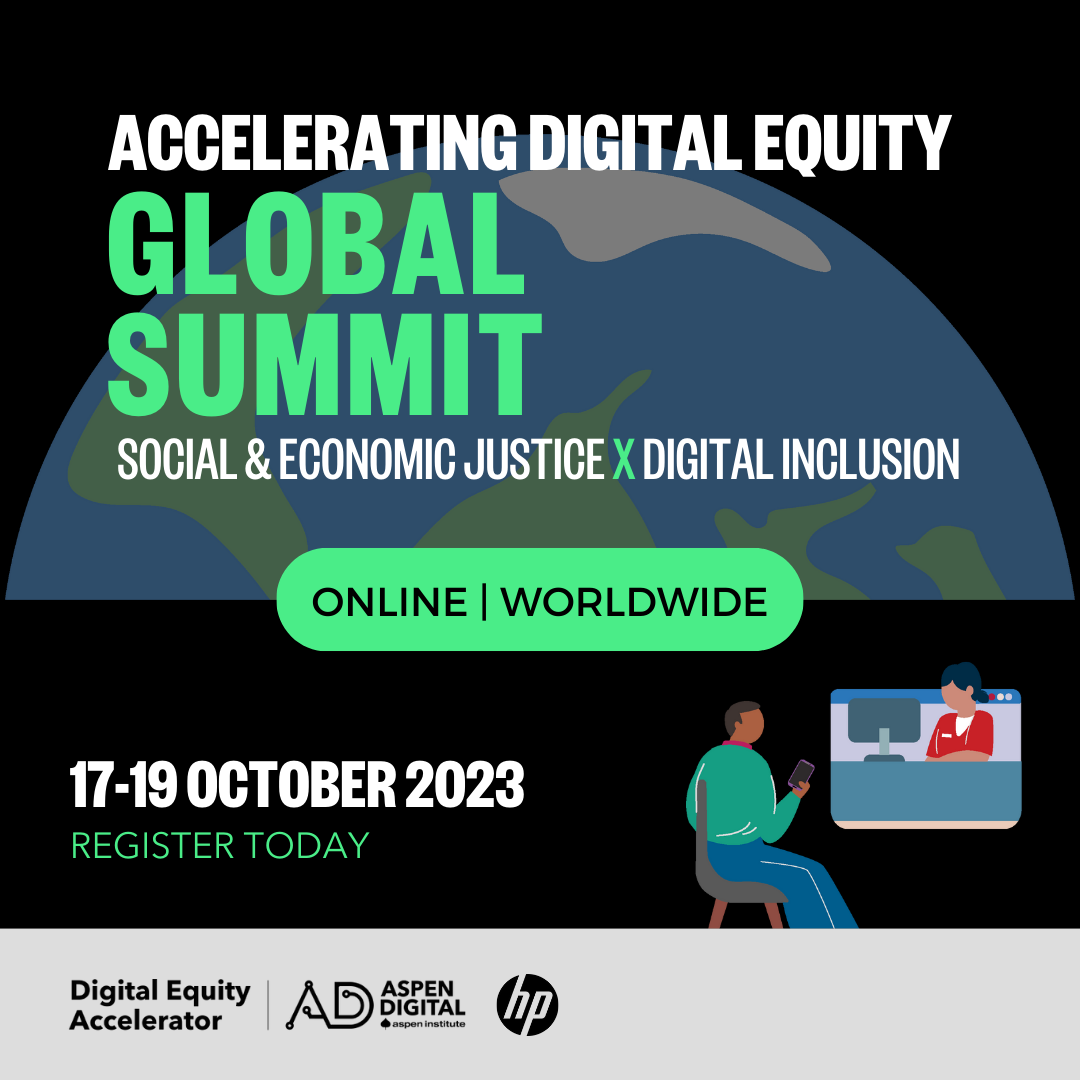 You are invited to the Digital Equity Global Summit on 17 October 2023.